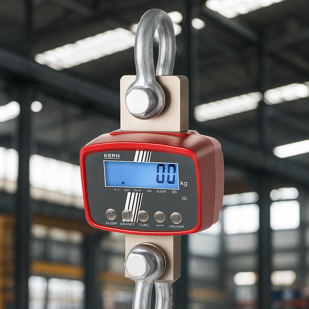 Kranwaagen: wenn die Last am Haken hängt