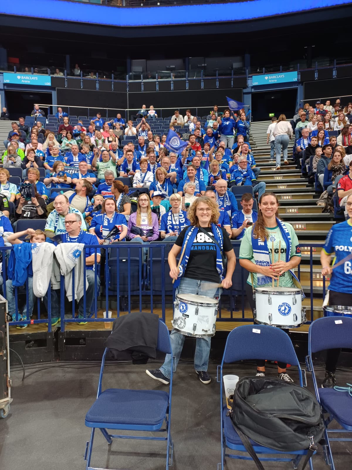 VFL-Gummersbach - Bild der Trommler des Fanclubs